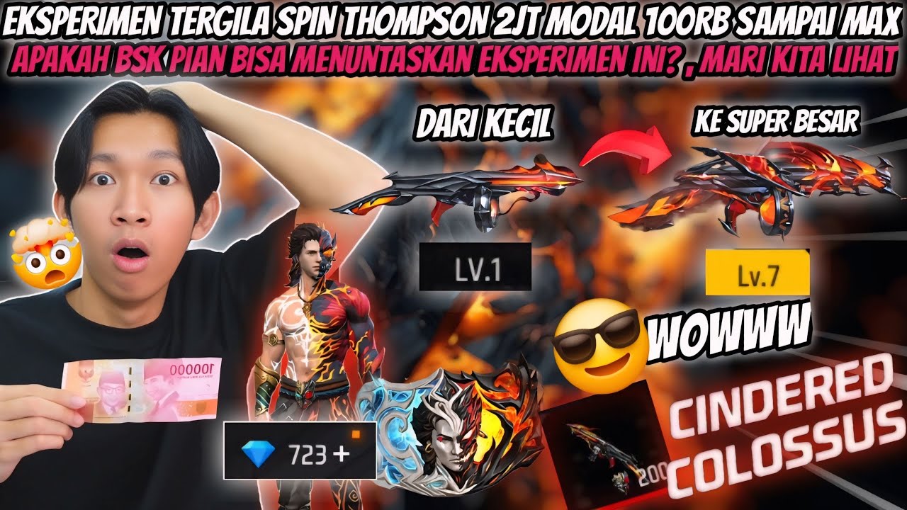 EKSPERIMEN GILAA SPIN THOMPSON 2JT TERBARU SAMPAI LEVEL MAX!!!
