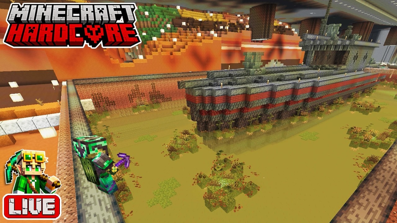 🔴 LIVE 🔴 A Fallout-Inspired Fog Effect in my 54,400 Day Hardcore Minecraft World
