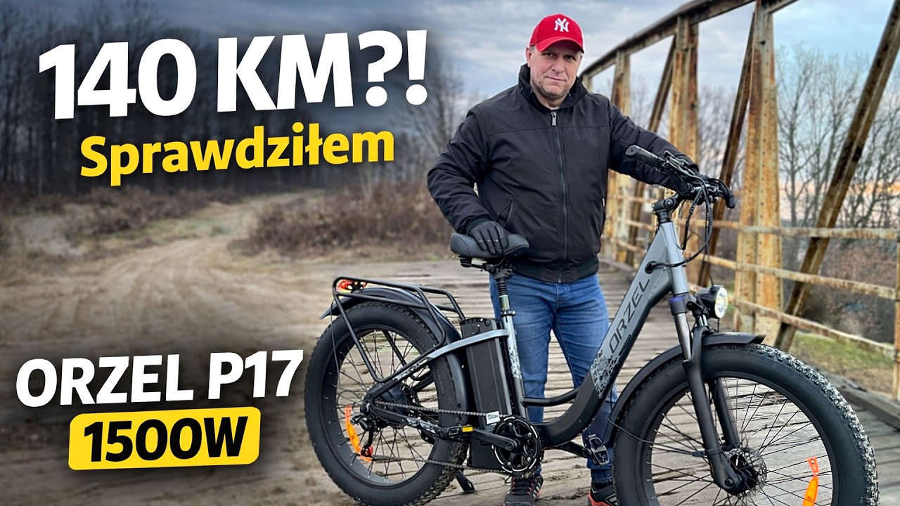 ORZEŁ P17 1500W &ndash; TEST ZASIĘGU! 140KM?! SPRAWDZIŁEM 😳