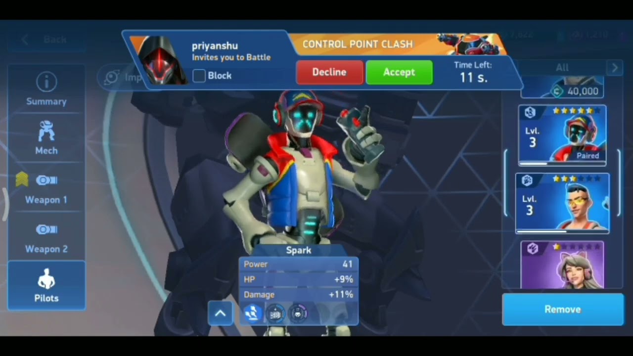 Unlock New Epic Pilot || Pilot Fei || Mech Arena  ☺️