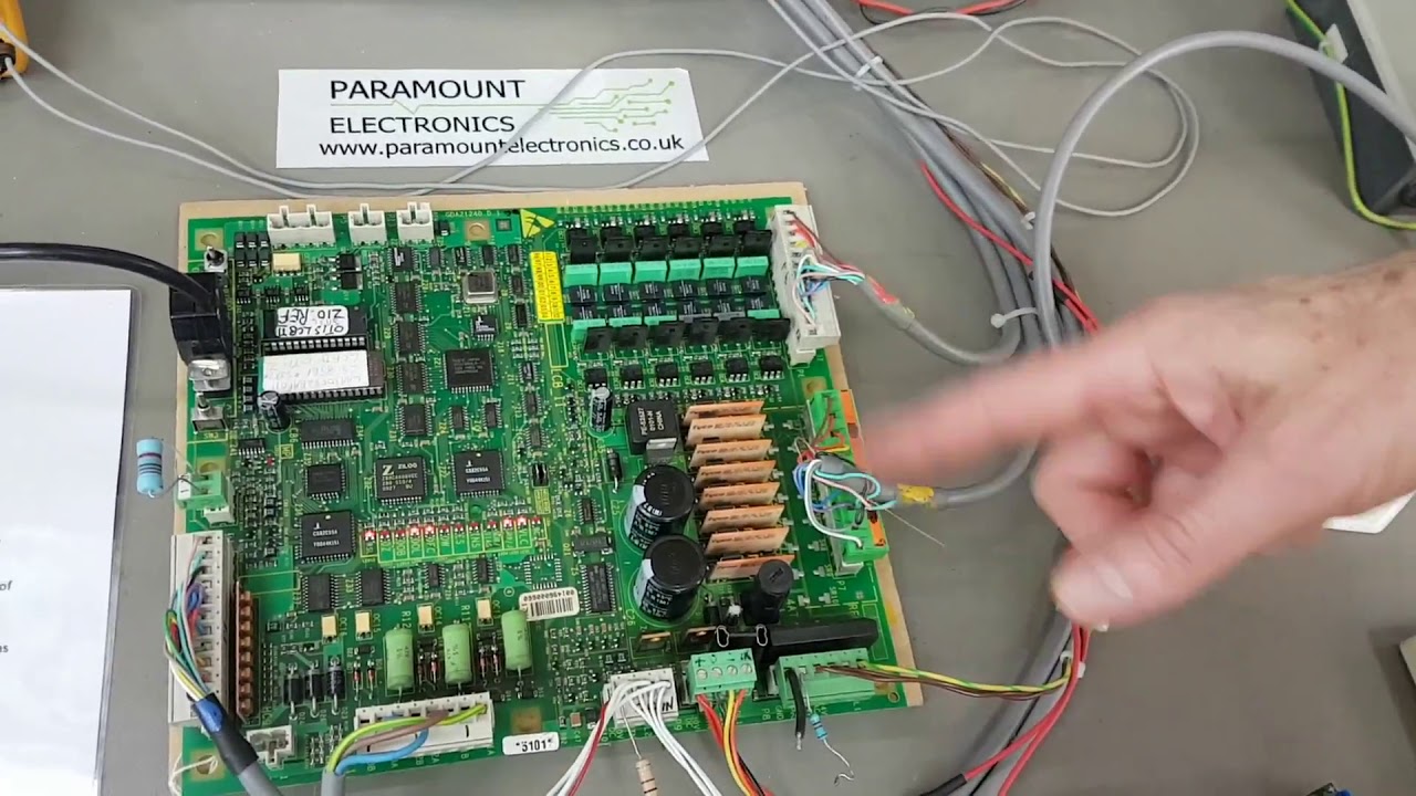 Otis LCB-II GDA21240D1 PCB under Test at Paramount Electronics Ltd
