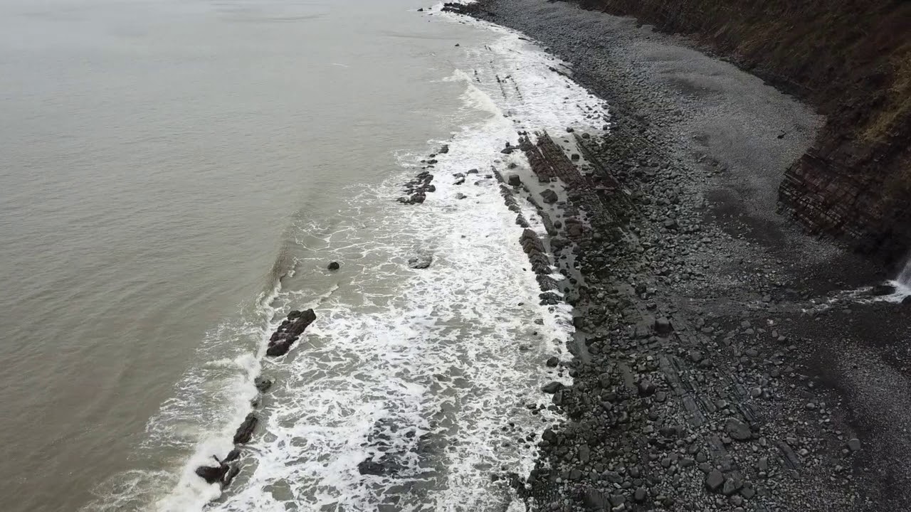 Bucks mills beach by drone