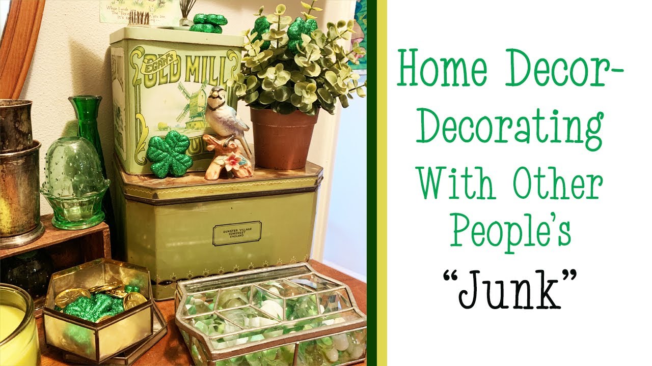 Re-purpose Your "Junk"! St. Patty's Day Thrifted Decor Challenge💚