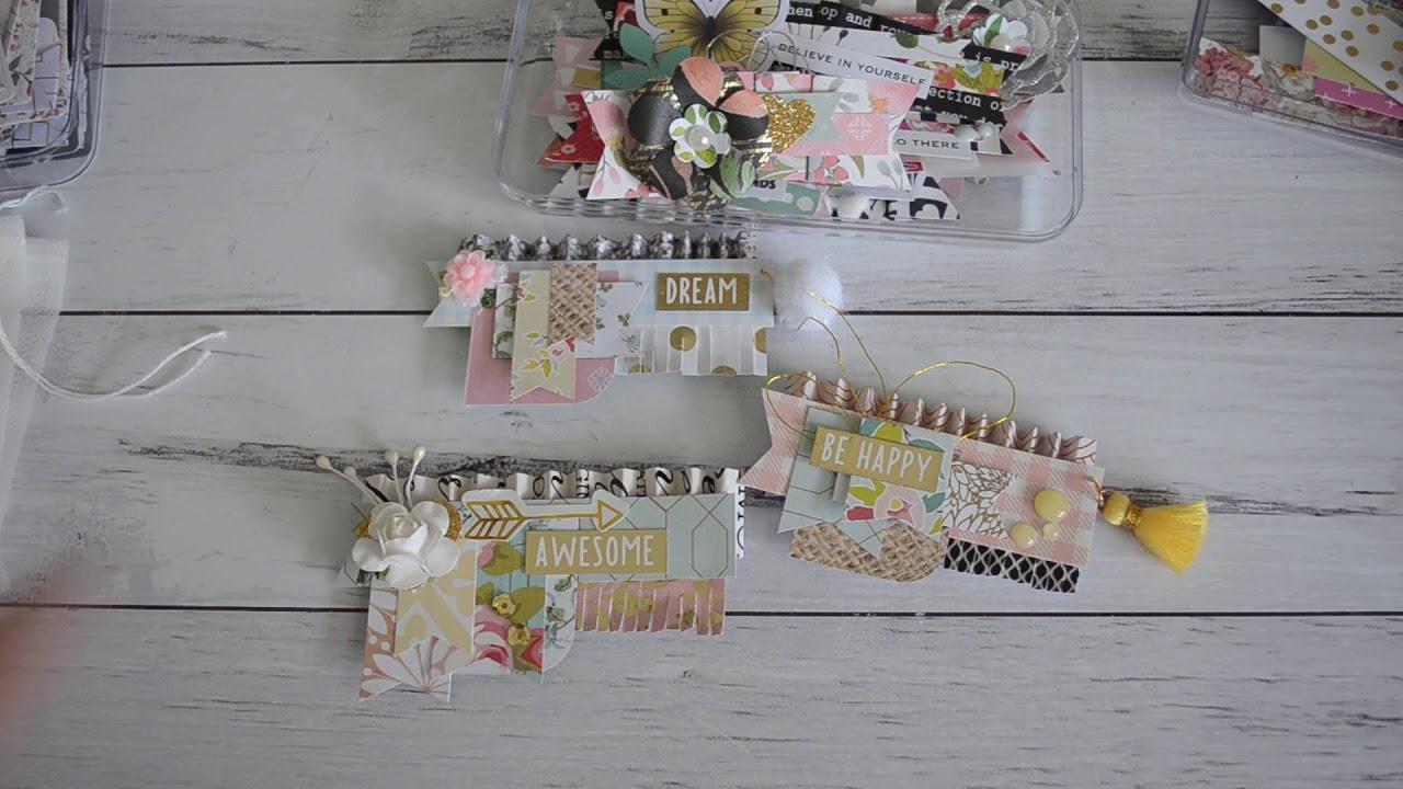 🔶 YES !! KEEP THOSE PAPER SCRAPS 🔸 PLUS Mini Polaroid Shape Embellishments Idea