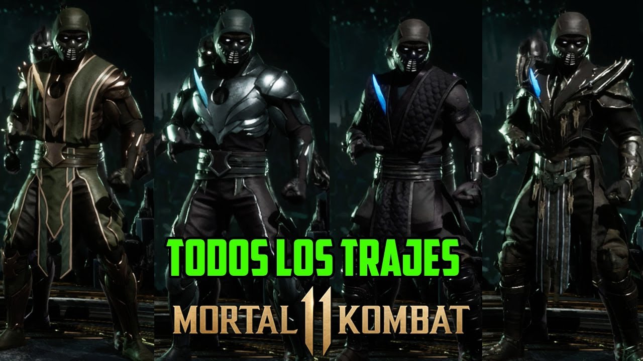 Mortal Kombat 11 | Noob Saibot | Todos los Trajes, Intros y Poses |