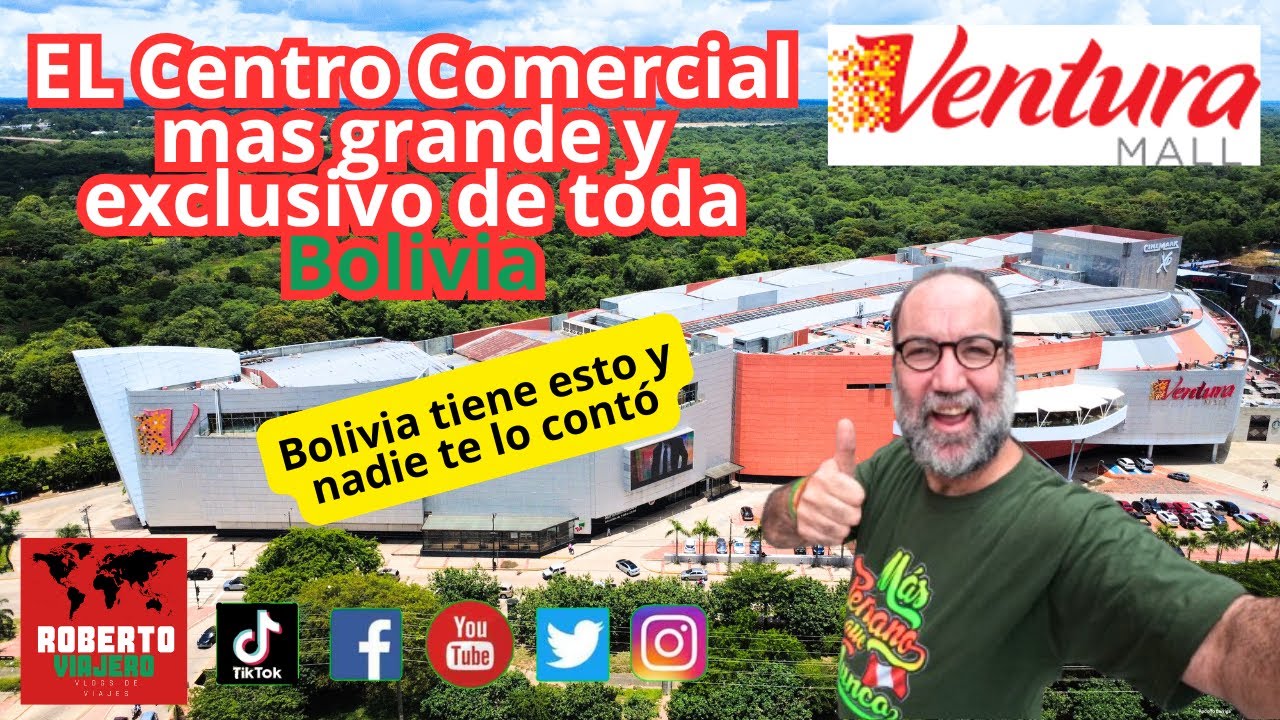 Ventura mall, el Centro Comercial mas grande y exclusivo de Bolivia en Santa Cruz de la Sierra.
