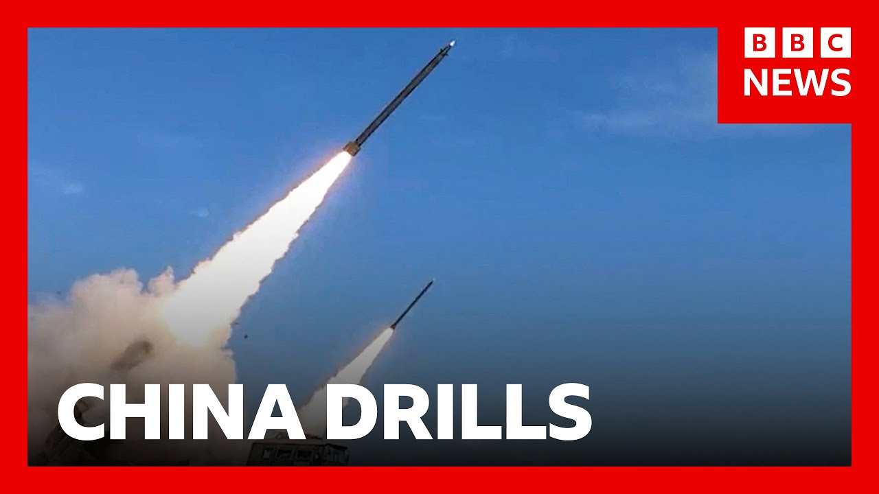 China holds military drills around Taiwan as warning to 'separatist forces' | BBC News
