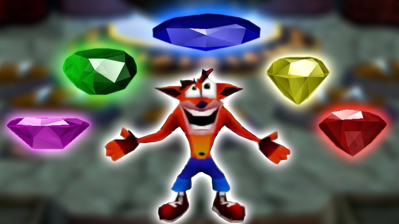 Crash Bandicoot 3 All Color Gems