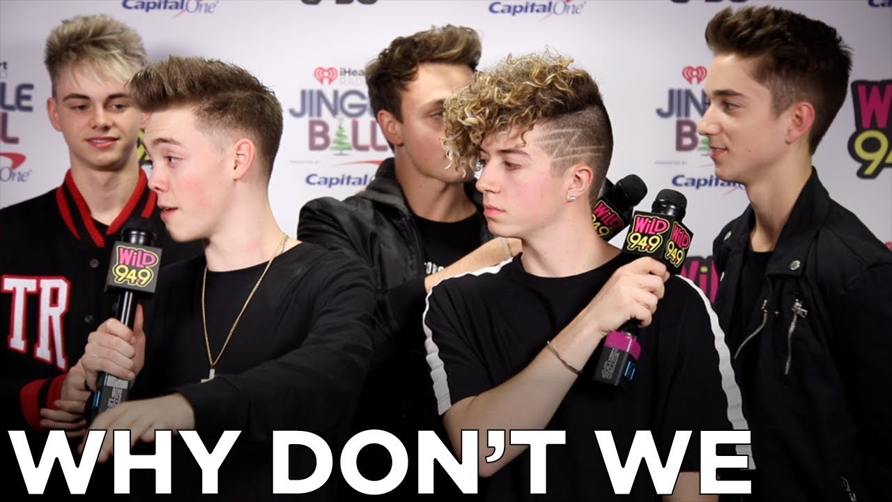 Why Don't We talks with Julian Lee backstage at The WiLD 94.9 Jingle Ball 2017