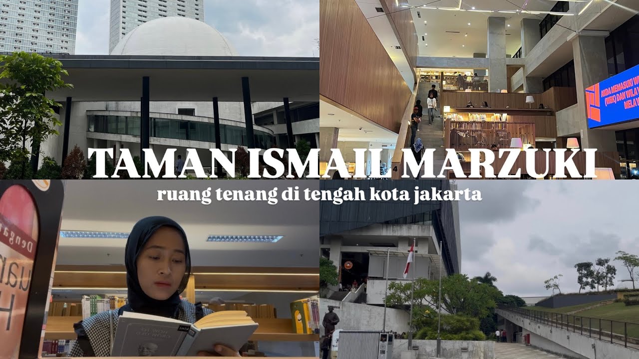 TAMAN ISMAIL MARZUKI JAKARTA: Pusat Kesenian Kebudayaan dan Literasi ! Bagus Banget !