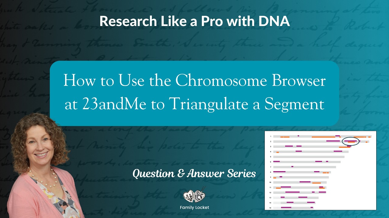 Как использовать браузер хромосом на сайте 23andMe для триангуляции сегмента