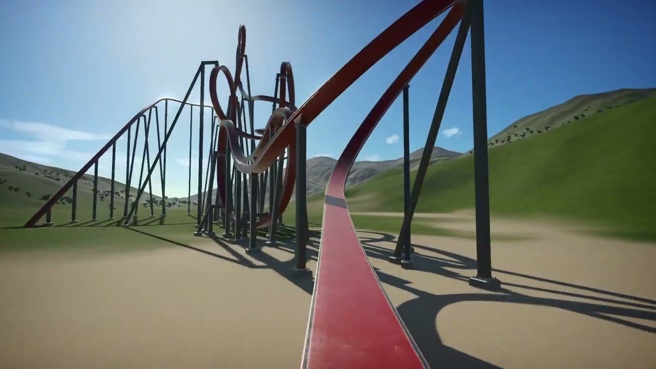 A Random Roller Coaster I Made in Planet Coaster