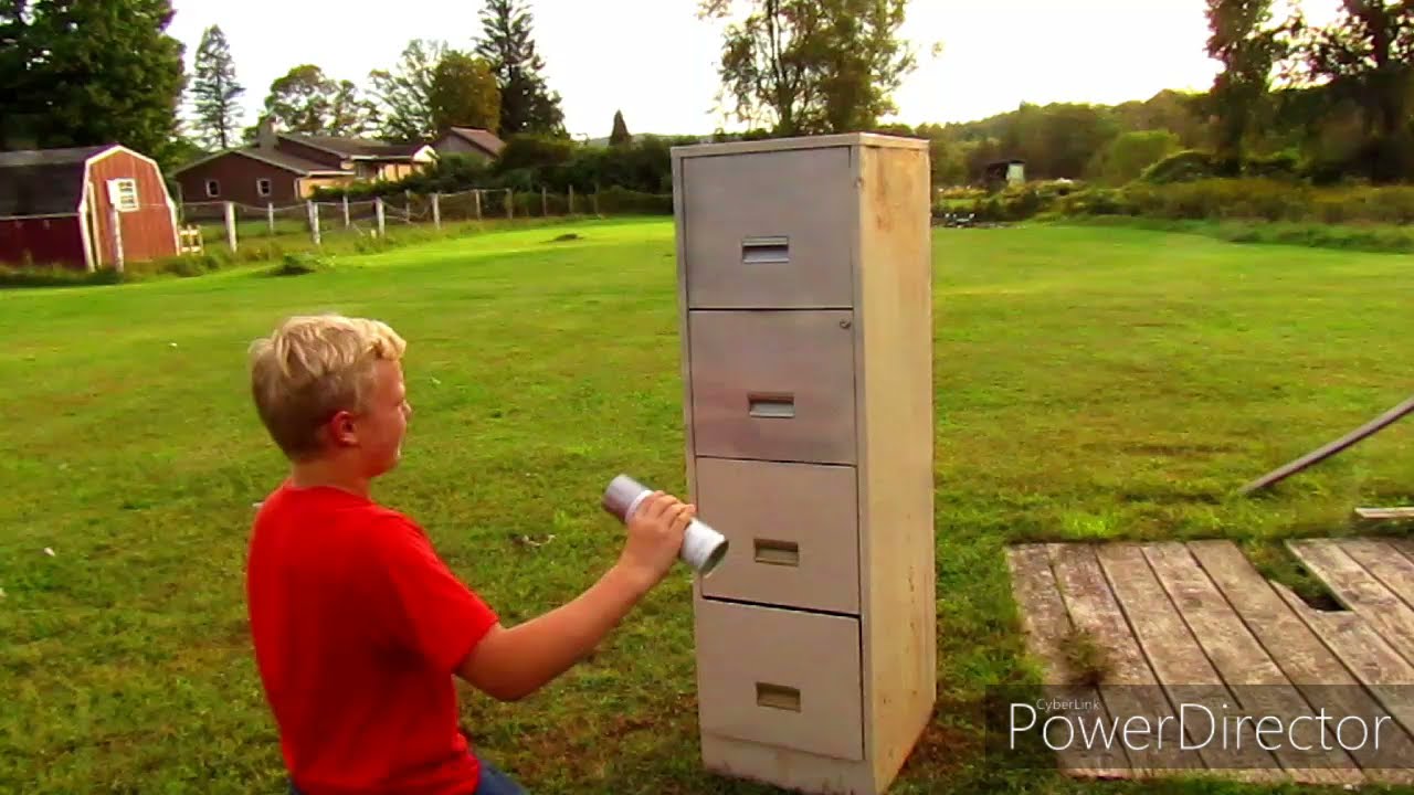 Painting a File Cabinet.