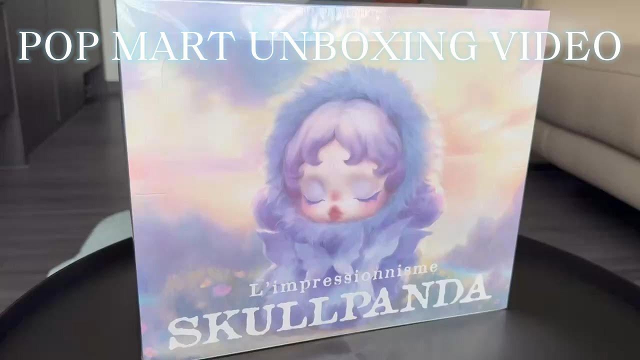 ✨ Unboxing Pop Mart SKULLPANDA L'impressionnisme Plush – Full Case! 💖🖼️ #PopMart #SKULLPANDA