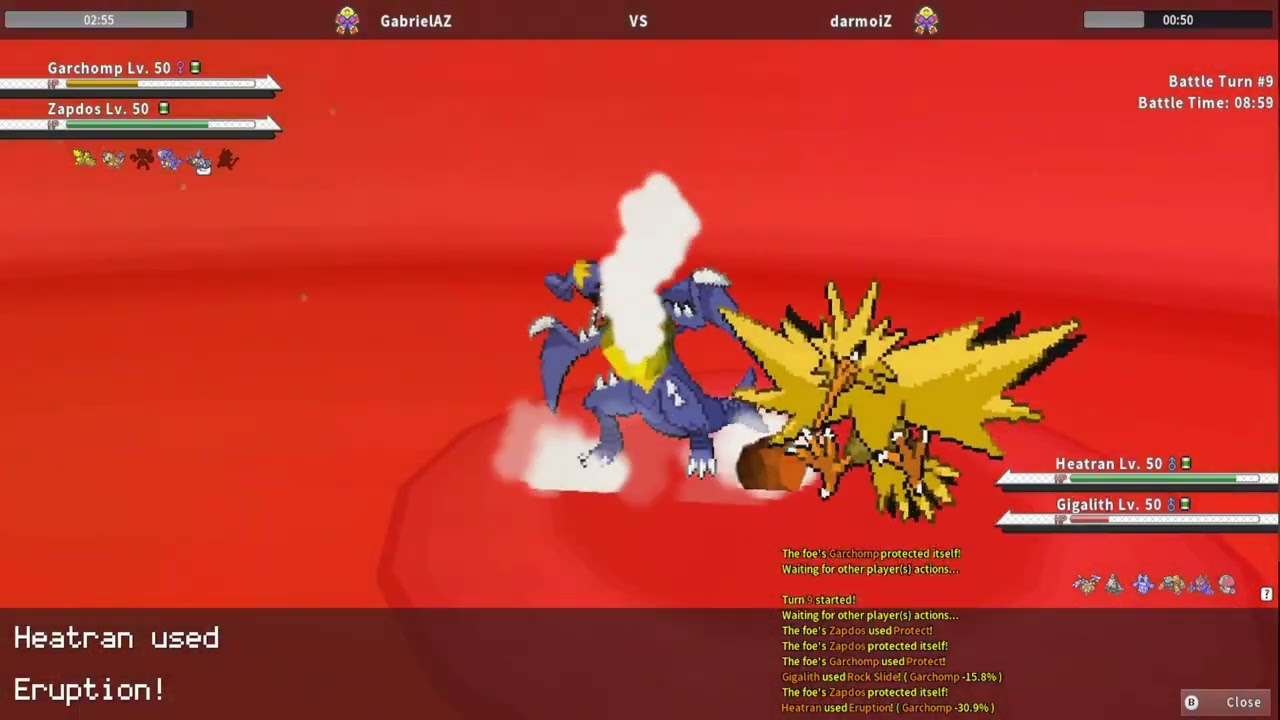 PokeMMO Tournament Community Combat Doubles #436 - GabrielAZ vs darmoiZ