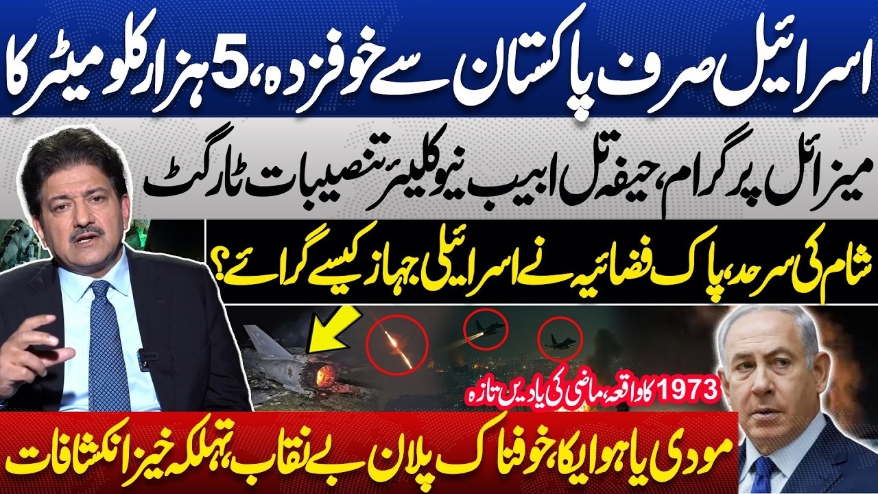 Hamid Mir Explosive Revelations: Dr. Abdul Qadeer Khan’s Warning on Iran–Israel War Comes True 🔥