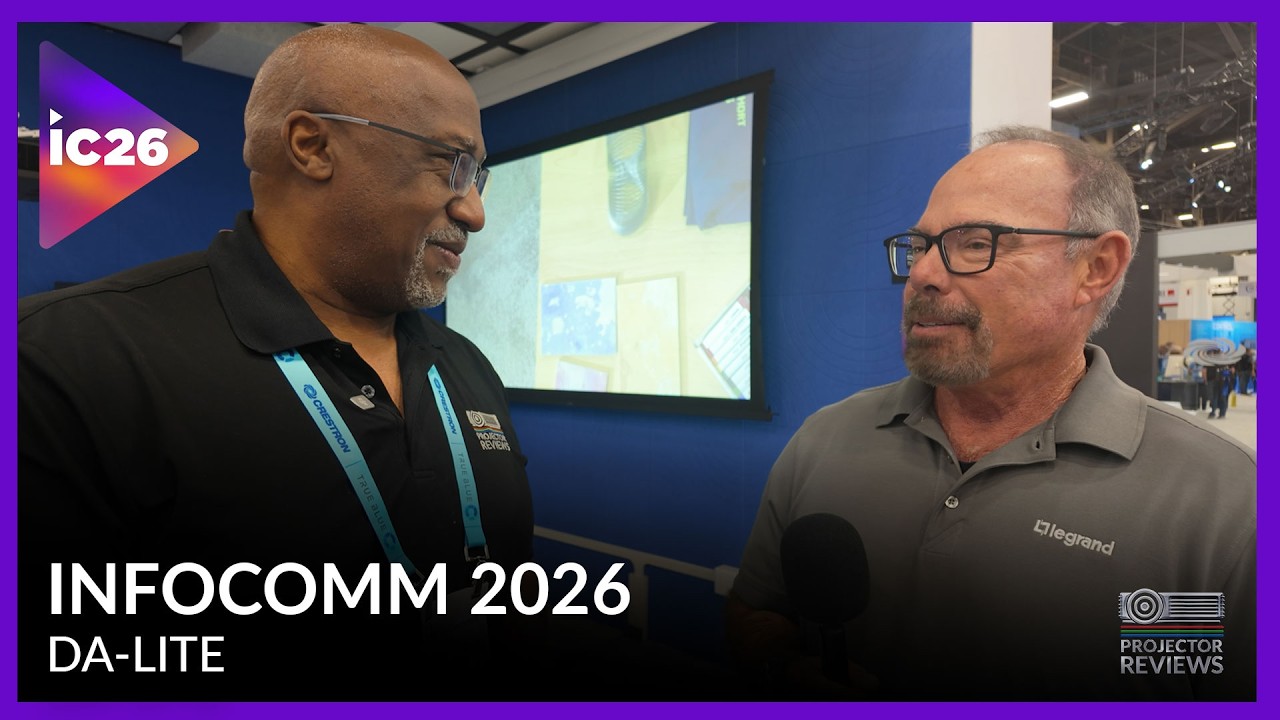 The Future of Projection Screens? Da-Lite Myriad at InfoComm 2026