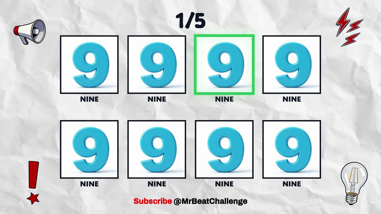 Say The Word On Beat Challenge | Level 1 - 5 | Level Easy to Insane | Impossible Number Addition