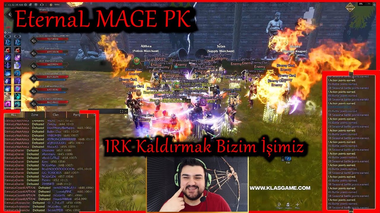 Rise Online EternaL MAGE PK & Melenin K4R1S1 Mele & Oyun KAPTANI #riseonline