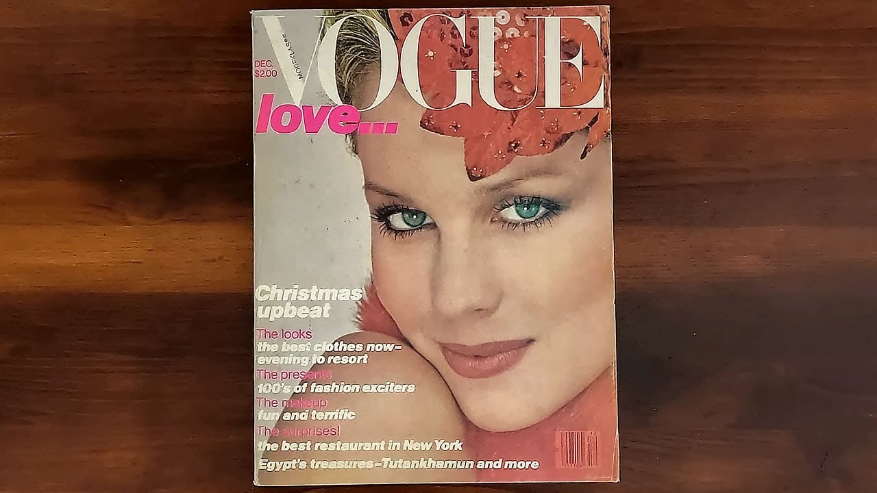 🎄Vogue December 1978 Rosie Vela, Gia Carangi | ASMR Magazine Flip Through