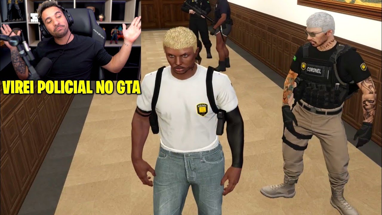 PIUZINHO AGORA E POLICIA NO GTA RP