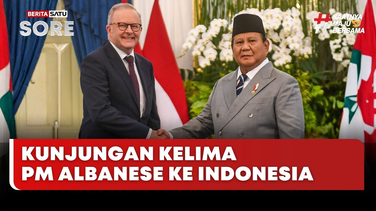 🔴 LIVE | Kunjungan Kelima PM Albanese Ke Indonesia - Beritasatu Sore