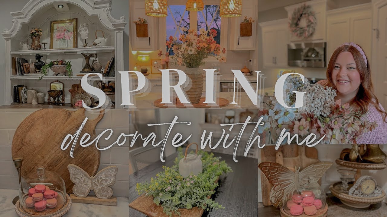 🌸SPRING DECORATE WITH ME 2023 | VINTAGE COTTAGE SPRING DECOR | SPRING DECOR IDEAS | VINTAGE SPRING
