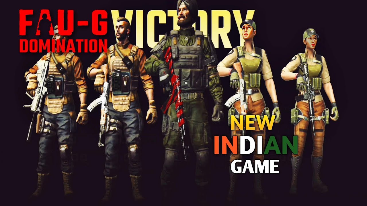 First Time Gamplay FAU-G Domination Game || Indian Army Action Game