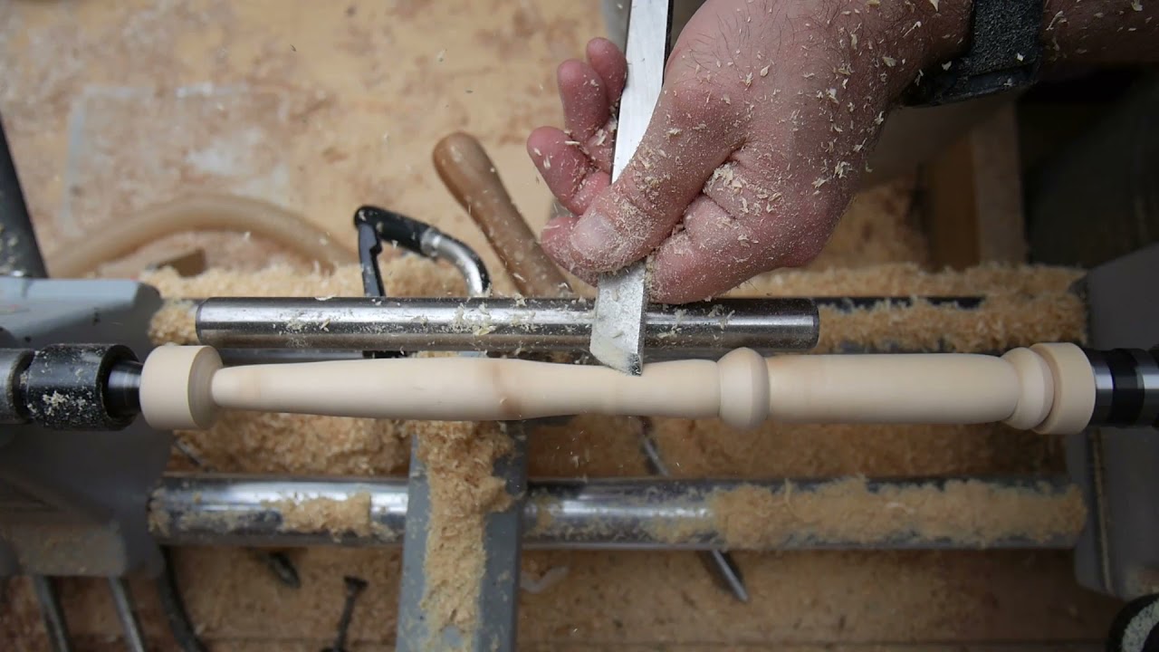 Woodturning - Turn a wand for wand week - Real speed, unedited video