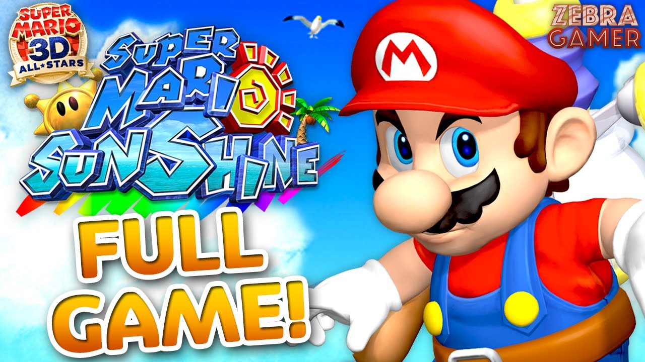 Super Mario Sunshine Full Game Walkthrough!