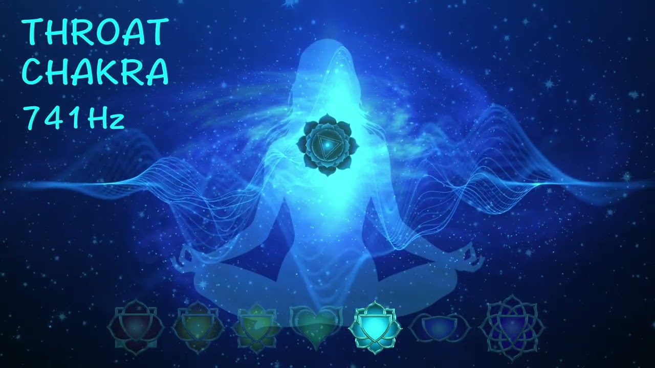 741Hz Throat Chakra Meditation | Deep Resonant Harmonic Bowl Healing