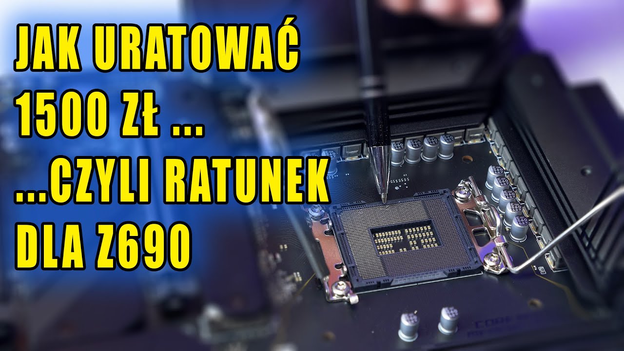Naprawa pogiętych pinów w sockecie 1700 + poprawka samego socketu