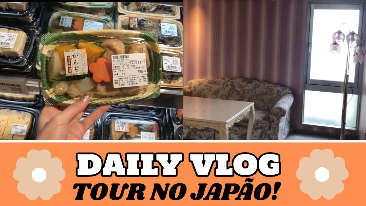 TOUR PELO DORMITÓRIO E SUPERMERCADO JAPONÊS!