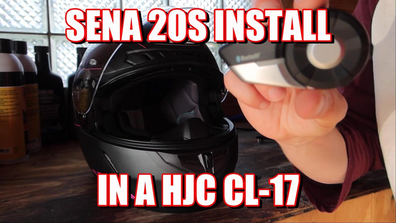 How to Install a SENA 20S in a HJC CL-17