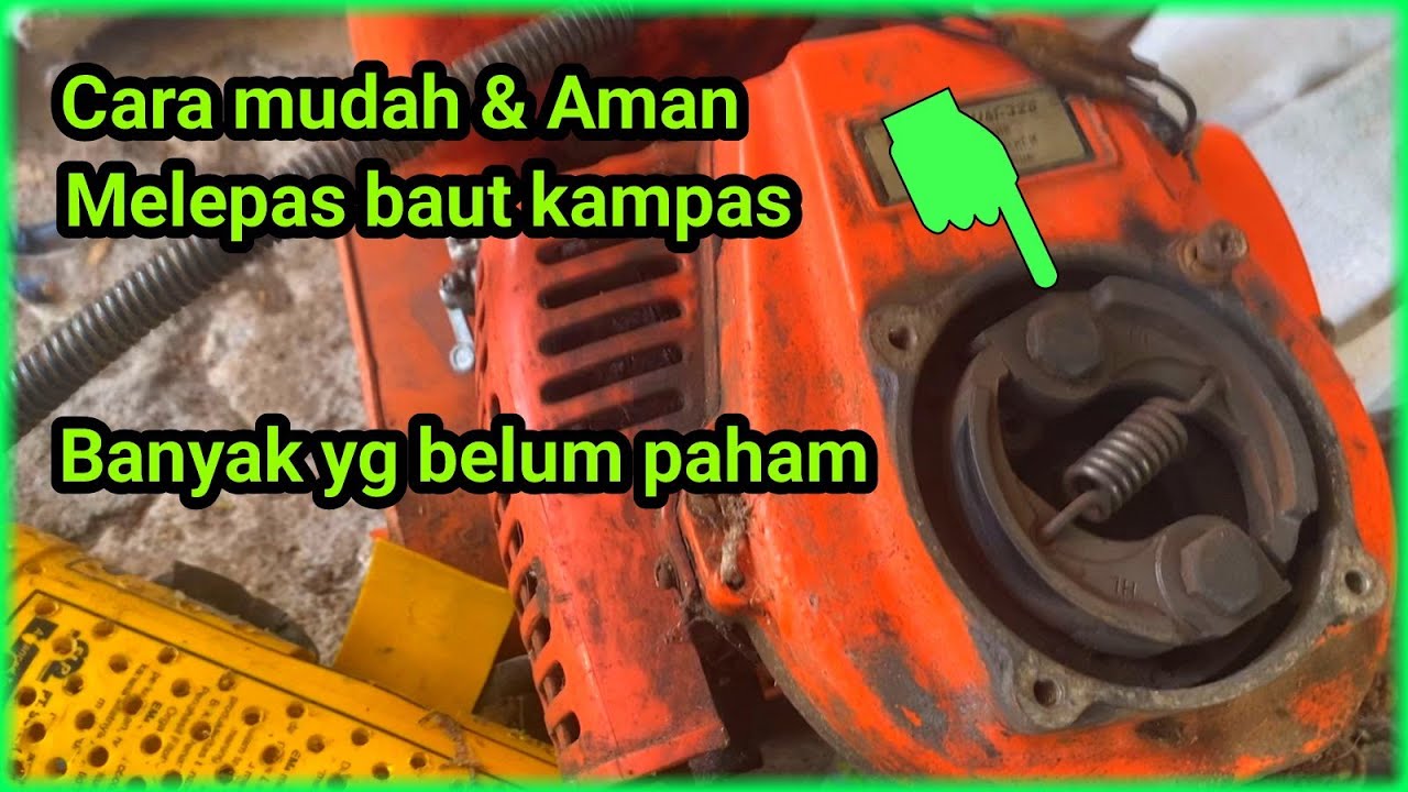 Cara mudah dan Aman mengganti kampas mesin potong rumput