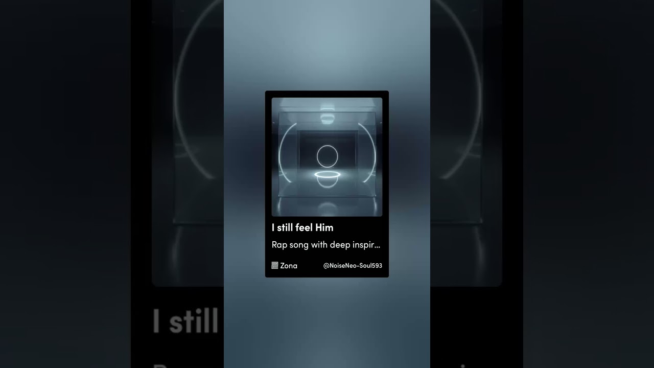 I Still Feel Him, Rap Version, by my cousin Troy Burton