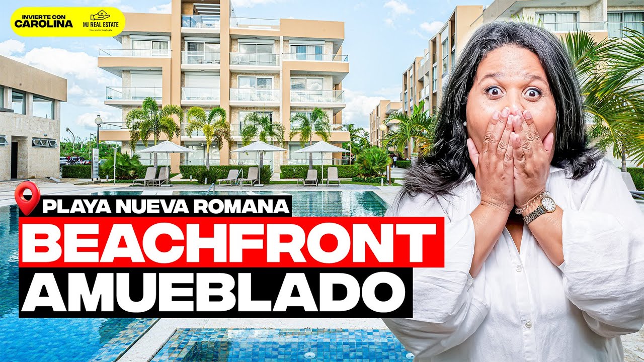 APARTAMENTO DE LUJO EN VENTA FRENTE AL MAR EN PLAYA NUEVA ROMANA🌴 | INVERSION IDEAL EN EL CARIBE