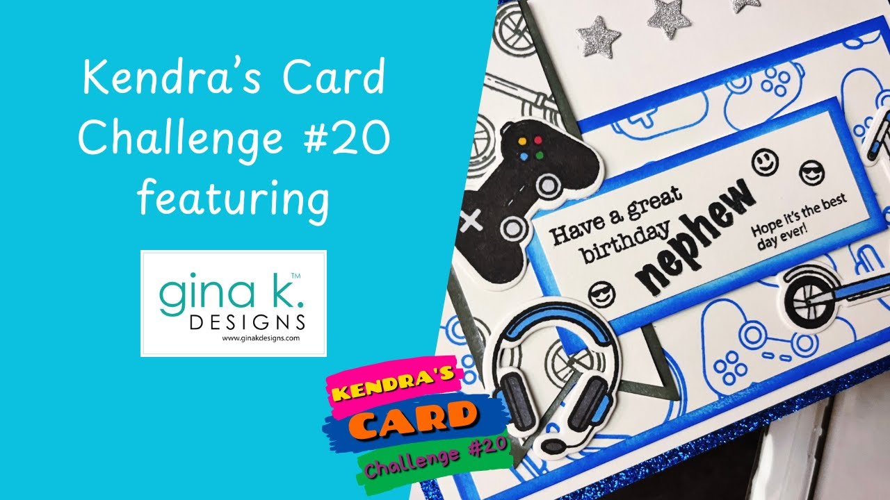 #KendrasCardChallenge20 featuring @GinaKDesigns-StampTV - Let's Get Social!