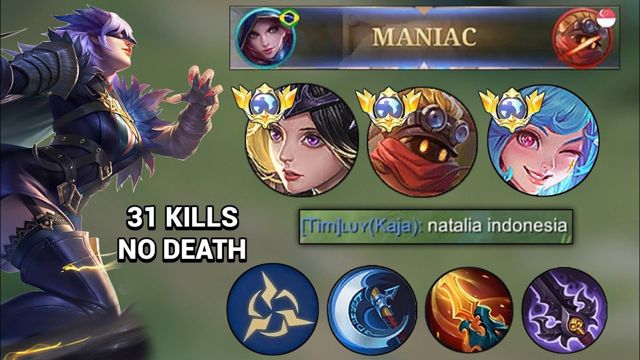 CARA MAIN NATALIA MENGHANCURKAN HERO OP YANG DI BUFF | BUILD TOP 1 GLOBAL NATALIA - MLBB
