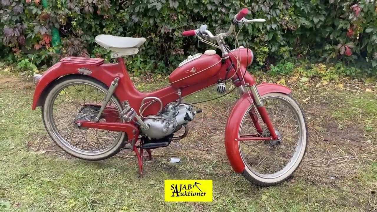 Tvillingarna Hjalmarssons mopeder, ett par, Puch, Florida, &Ouml;sterrike, 1957 | Sajab Auktioner