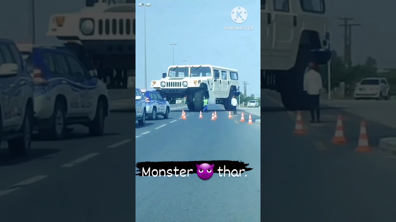 Big Monster Mahindra Thar 😱😈 #shorts #youtubeshorts #thar