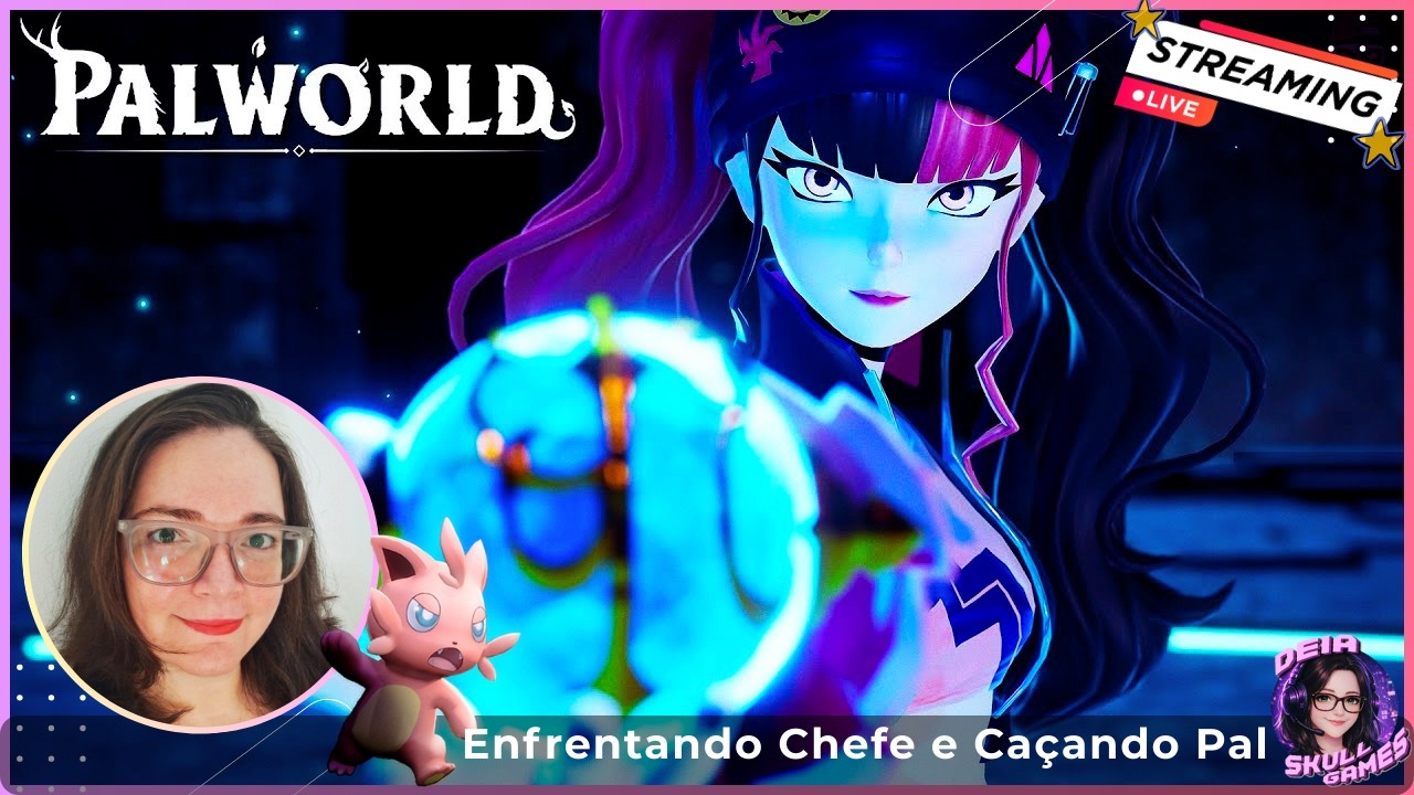 Palworld | Enfrentando o Primeiro Chefe + Caçando Pal's Novos | Live 🔴