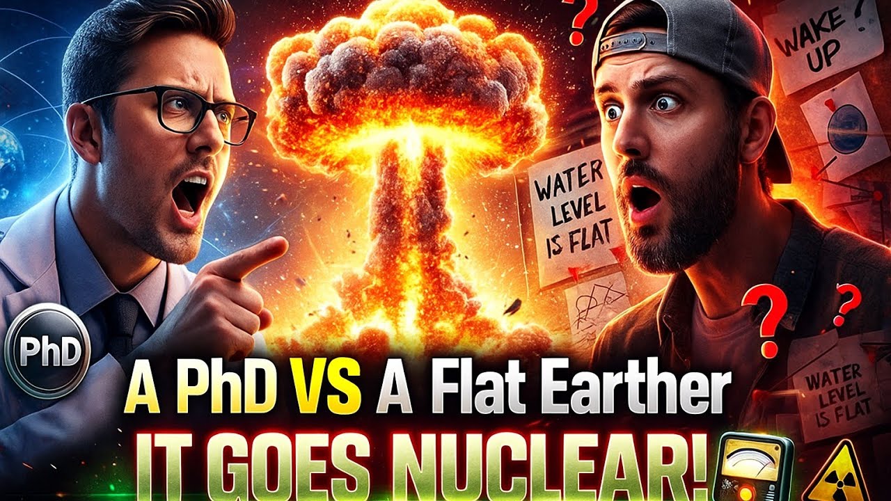 A PhD VS A Flat Earther - It Goes Nuclear!