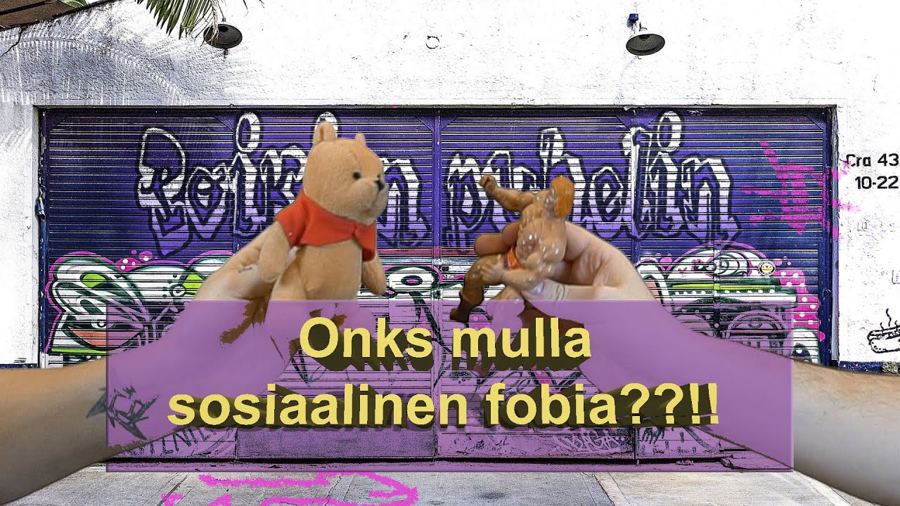 Onks mulla sosiaalinen fobia?