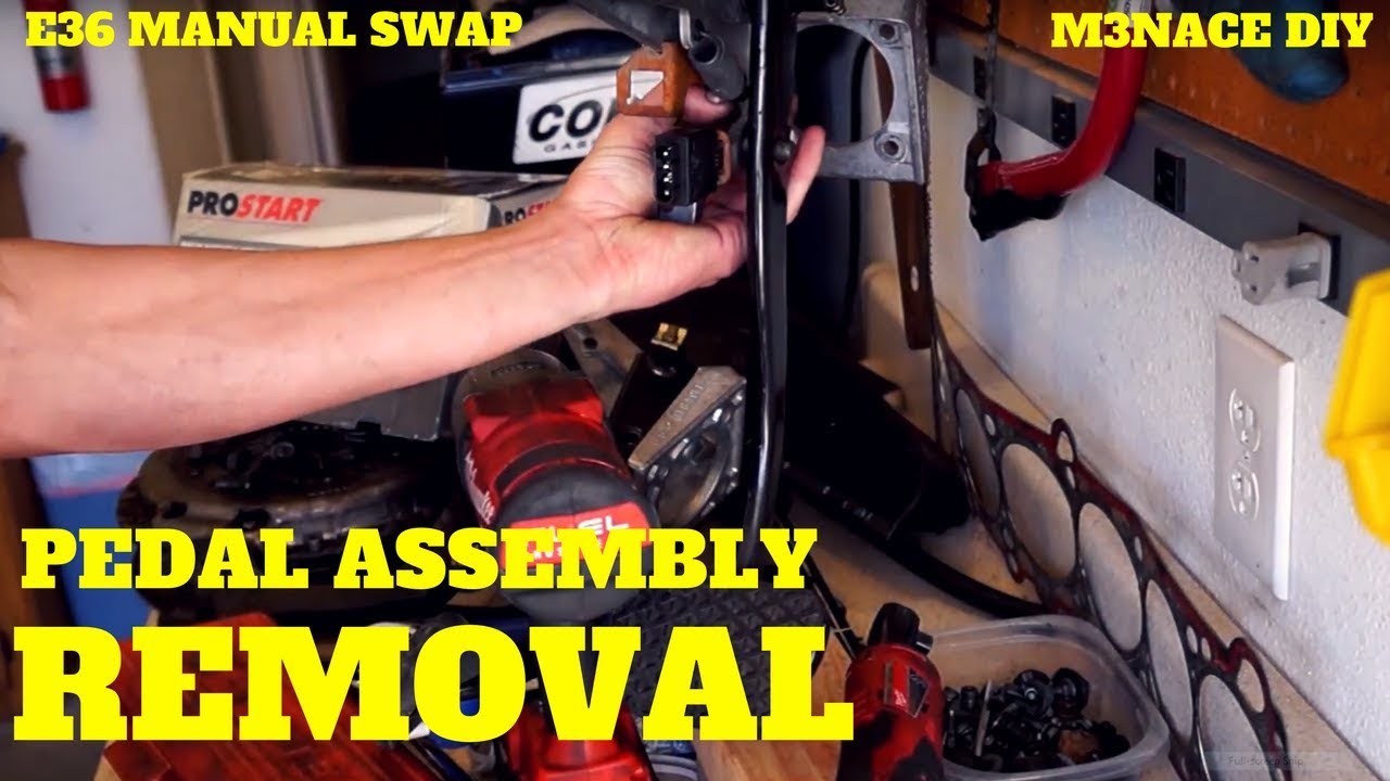 E36 Automatic Pedal Assembly Removal: E36 Manual Swap
