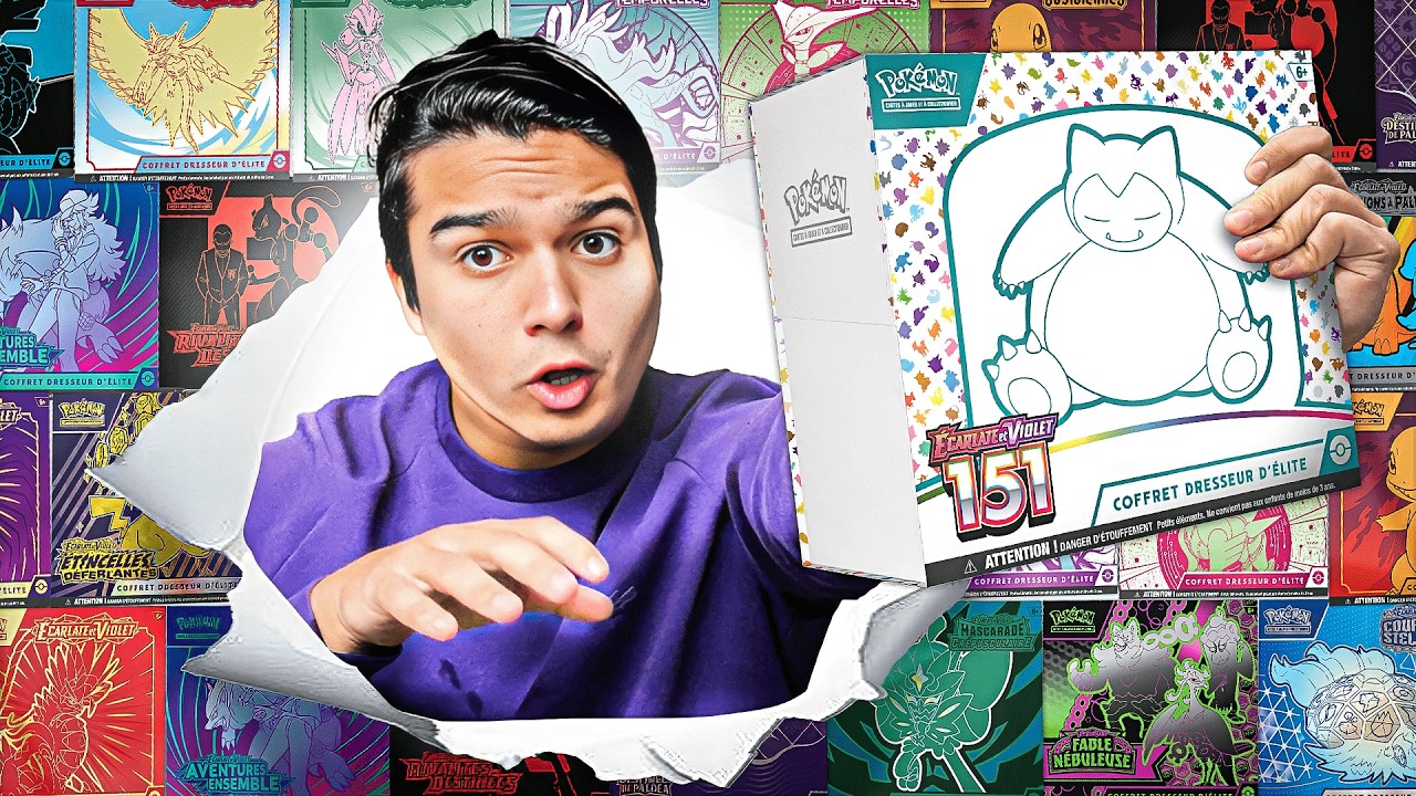 J'ouvre toutes les ETB Pokemon (3000e..)
