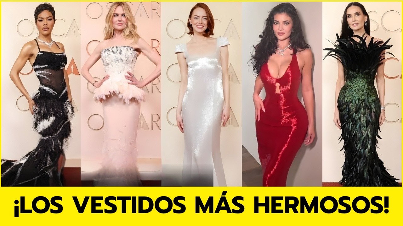 ¡LOS 10 MEJORES VESTIDOS DE LOS OSCAR 2026!