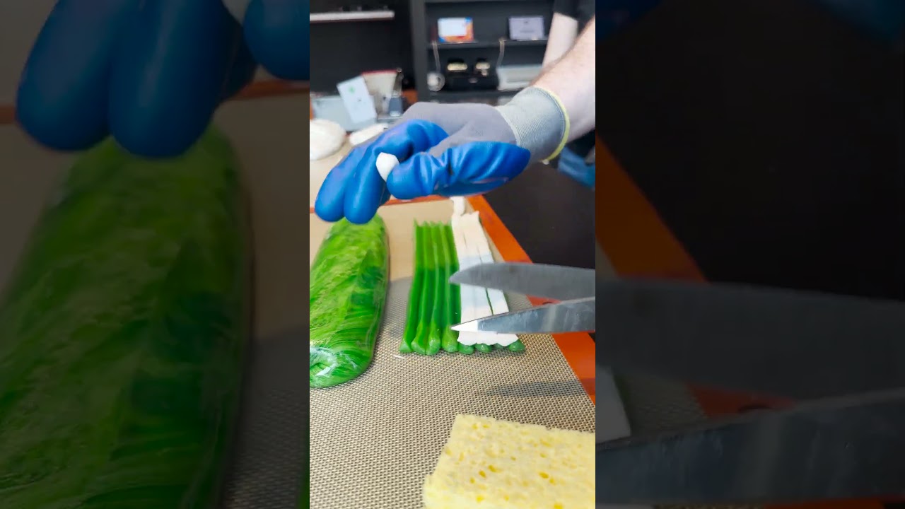 Cannabis Candy 🍃😯 #candy #satisfying #candymaking #asmr #sweets #dessert #recipe
