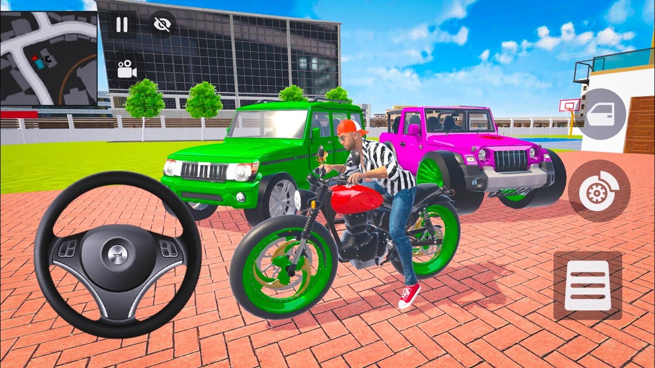 Franklin Drive Modified Bike 🏍️ In Indian Theft Auto Simulator Game