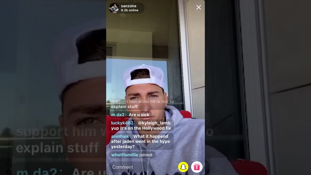 Michael sanzone live 7/7/20. TALKS ON HYPE HOUSE DRAMA